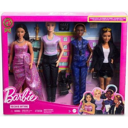 Mattel Barbie sada 4 ks panenek filmové povolání
