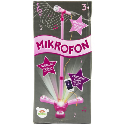 Mikrofon karaoke růžový