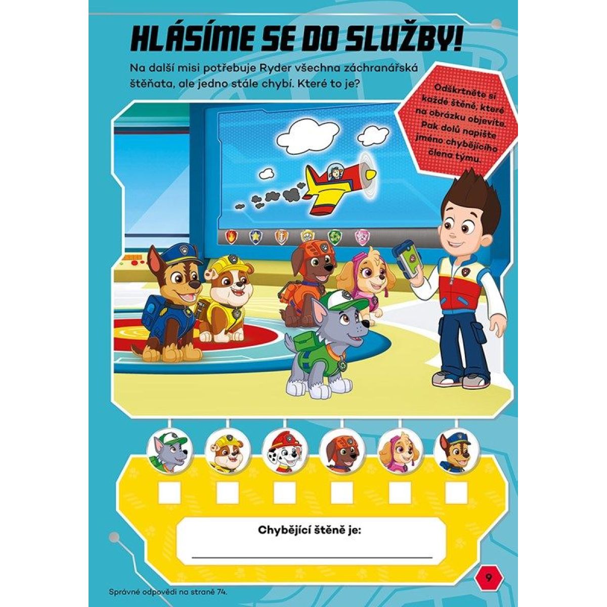 Tlapková patrola - Hravá knížka na celý rok