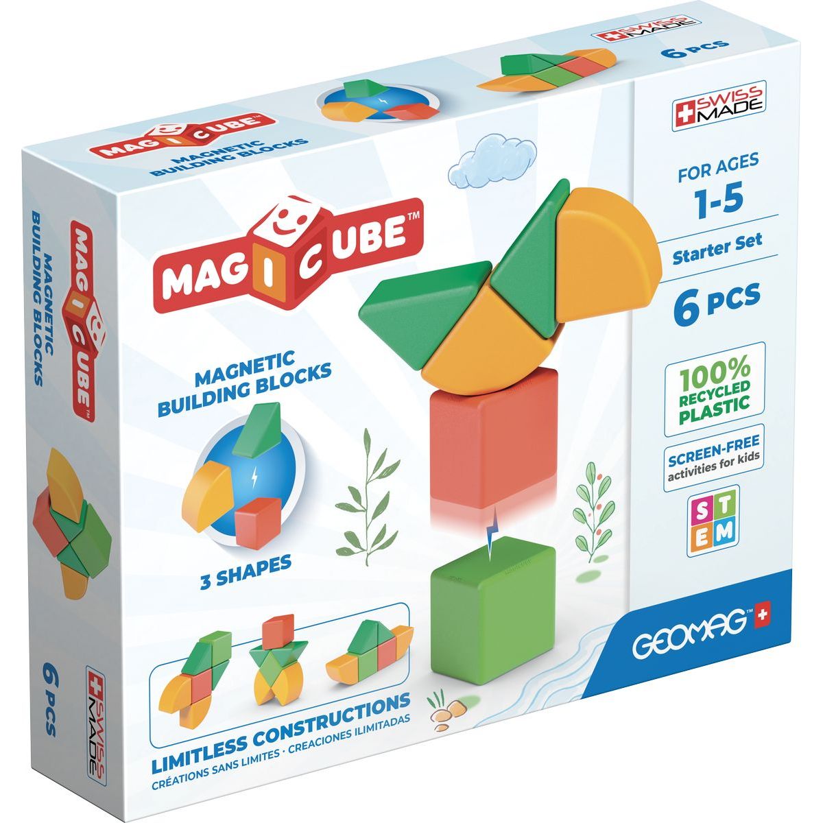 Geomag 207 Magicube Shapes 6 dílků