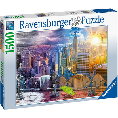 Ravensburger puzzle 160082 Mrakodrapy New Yorku 1500 dílků