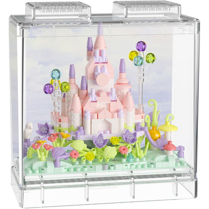 Stavebnice mini KOCO Letní hrad plast 412ks v krabičce 11x12x5cm