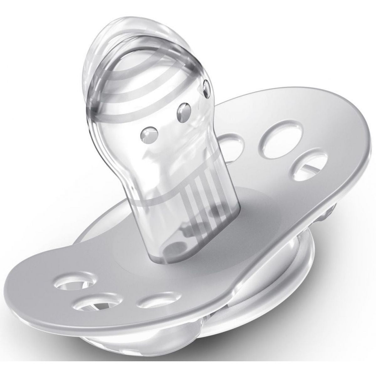 LOVI Dudlík silikonový dynamický Salt & Pepper 3-6 m 2 ks