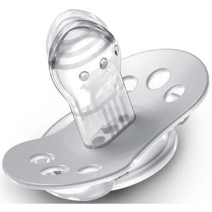 LOVI Dudlík silikonový dynamický Salt & Pepper 3-6 m 2 ks