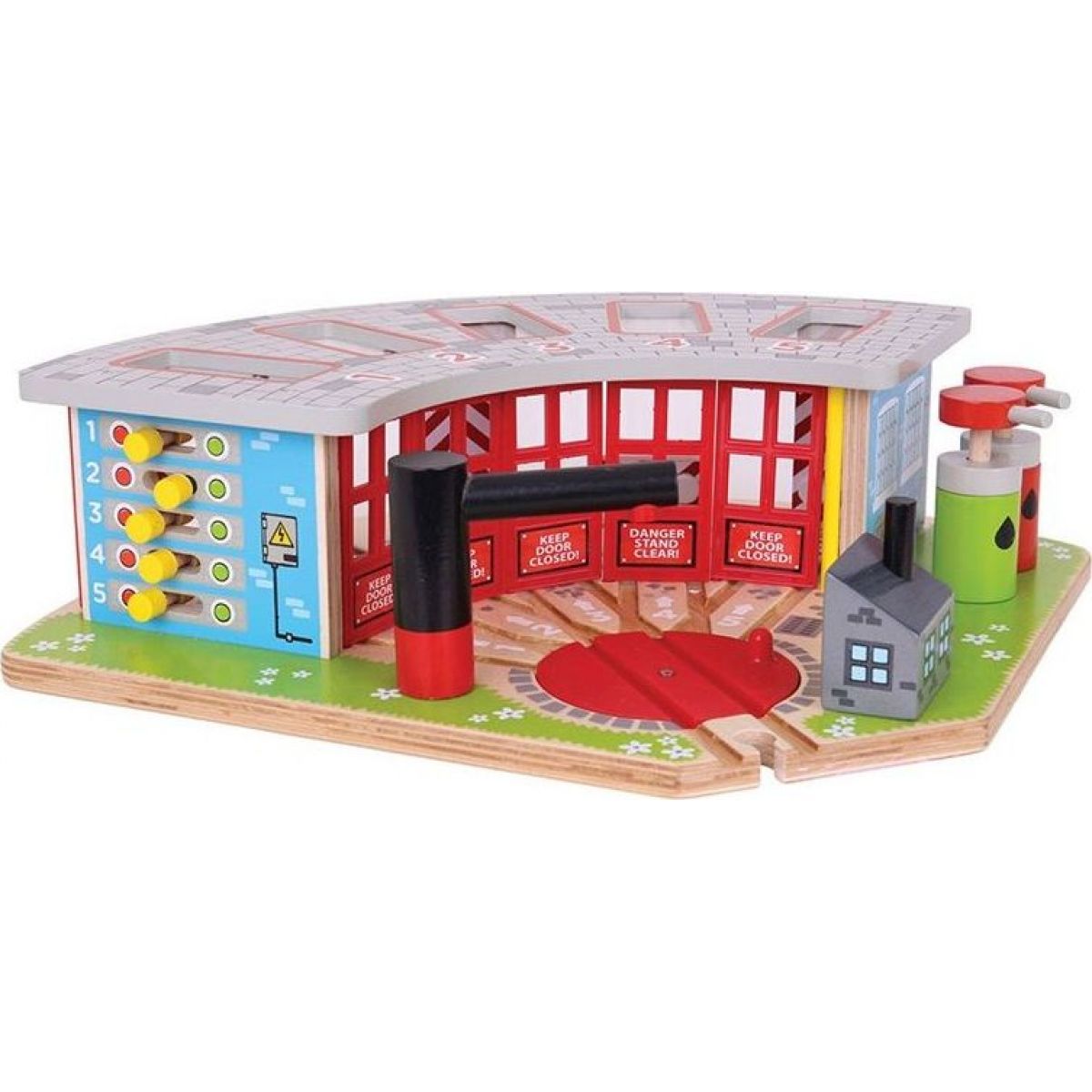 Bigjigs Rail Exkluzivní depo pro 5 vláčků