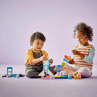 LEGO® DUPLO® 10422 Vesmírné dobrodružství s raketoplánem 3 v 1
