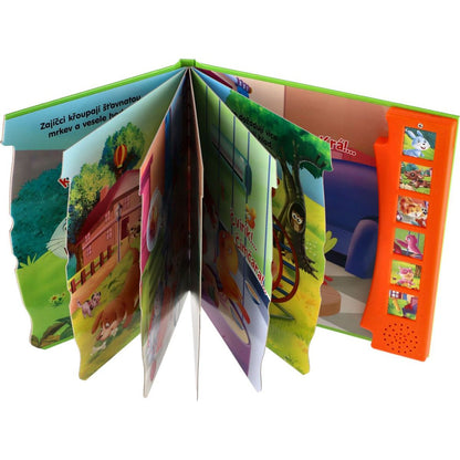 FONI Book Zvuková knížka Domácí zvírata Objevuj zvuky CZ verze