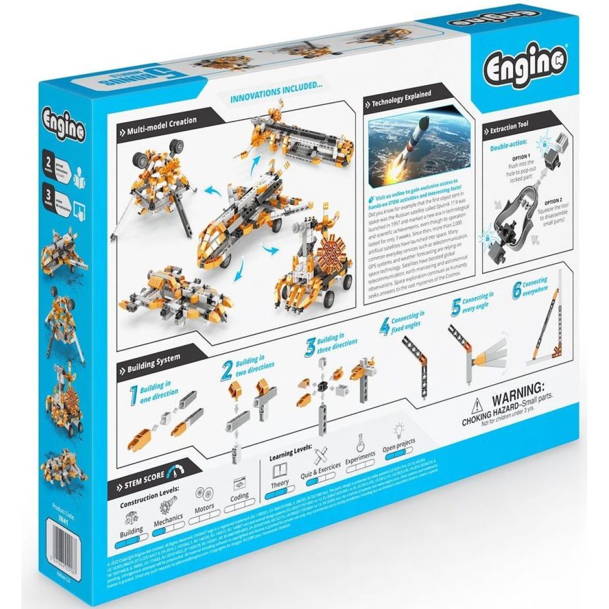 Engino Inventor Raketoplán 5 modelů
