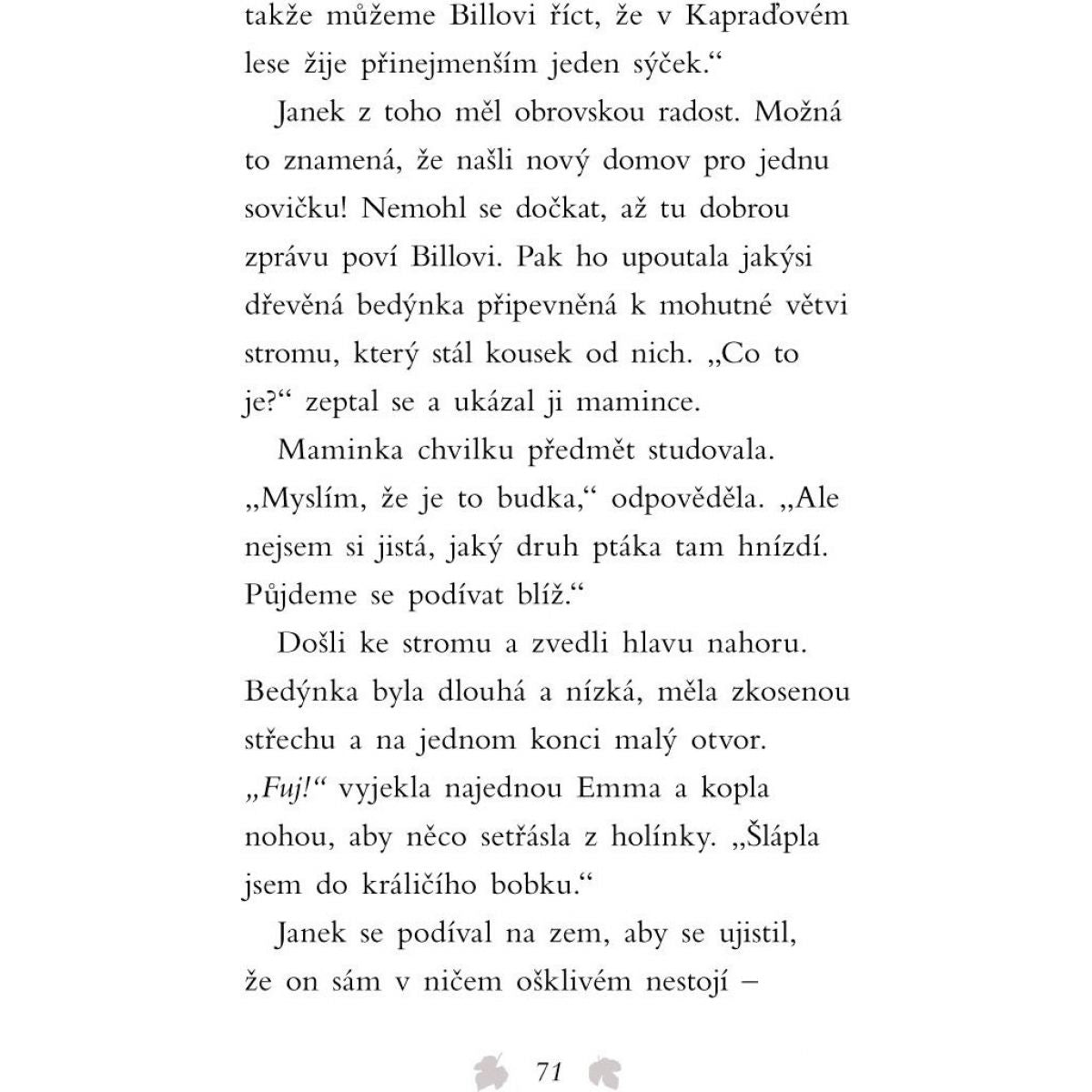 Fragment Příběhy se šťastným koncem Zachráněná sovička