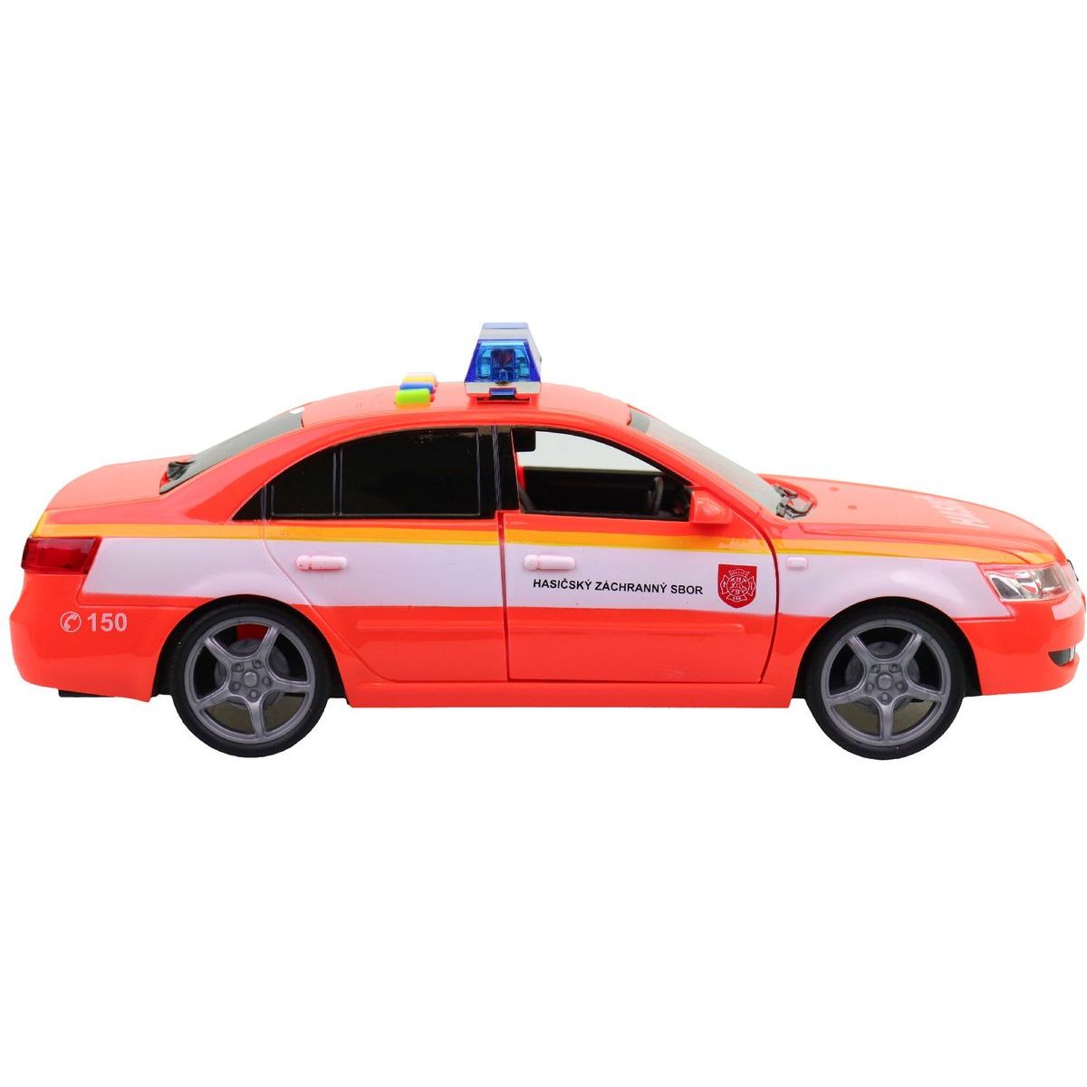 MaDe Hasičské osobní auto s českým hlasem, CZ box, 24cm