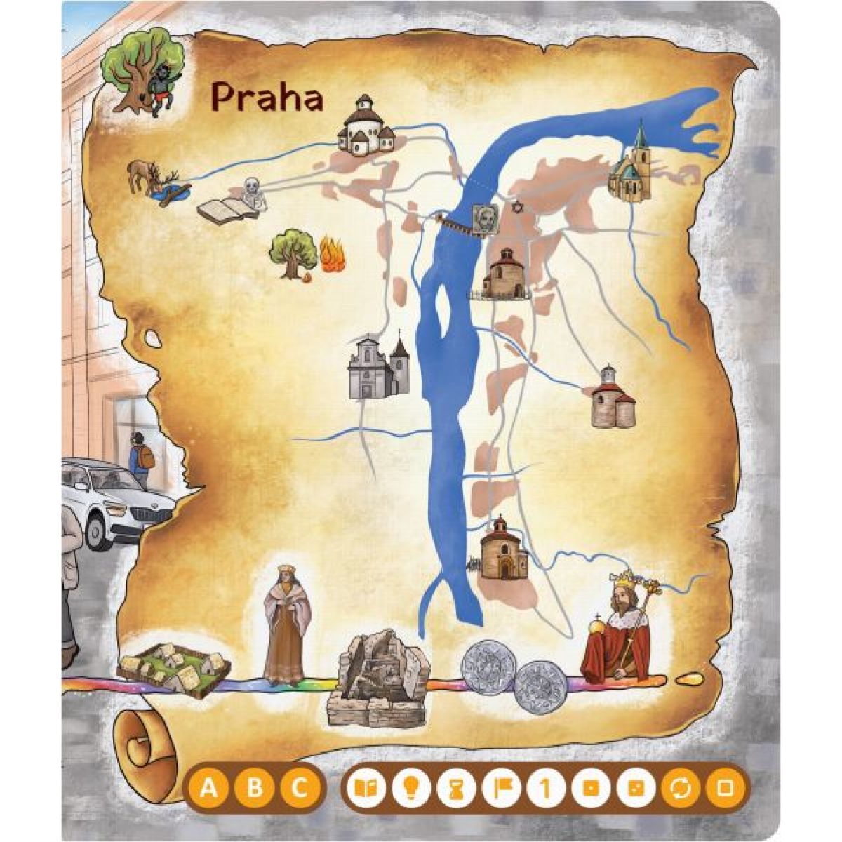Albi Kouzelné čtení Kniha Putování magickou Prahou