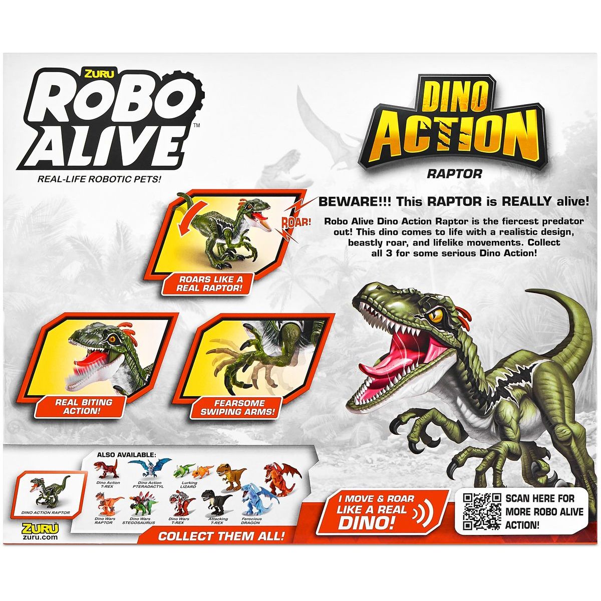 Robo Alive Dino Action Raptor