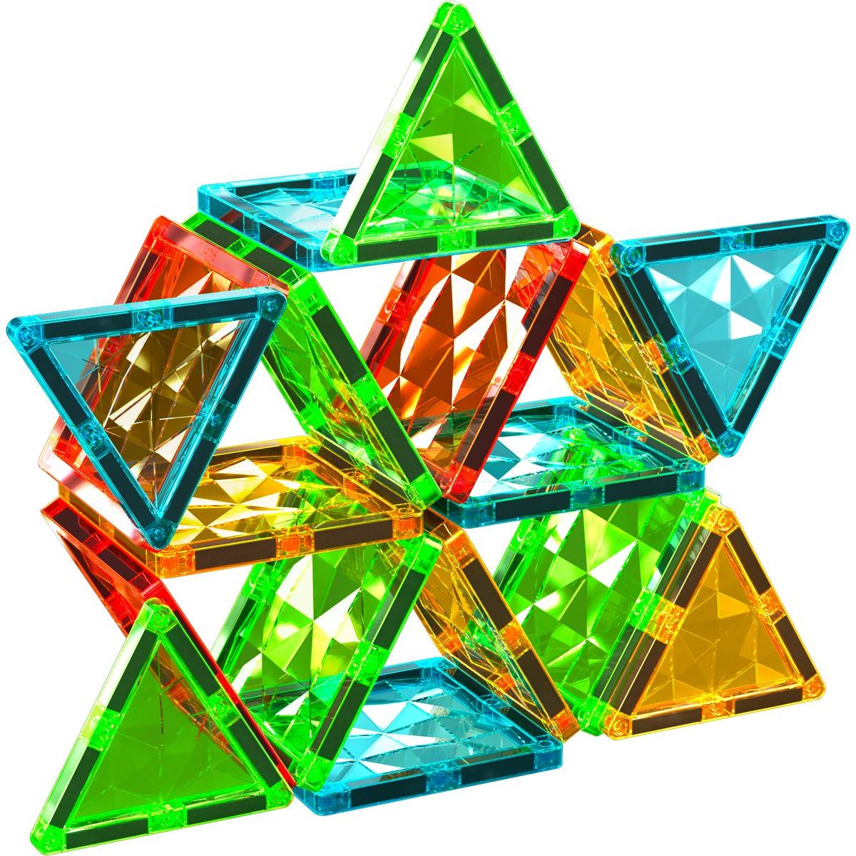 Geomag Magnetic Tiles 60 dílků