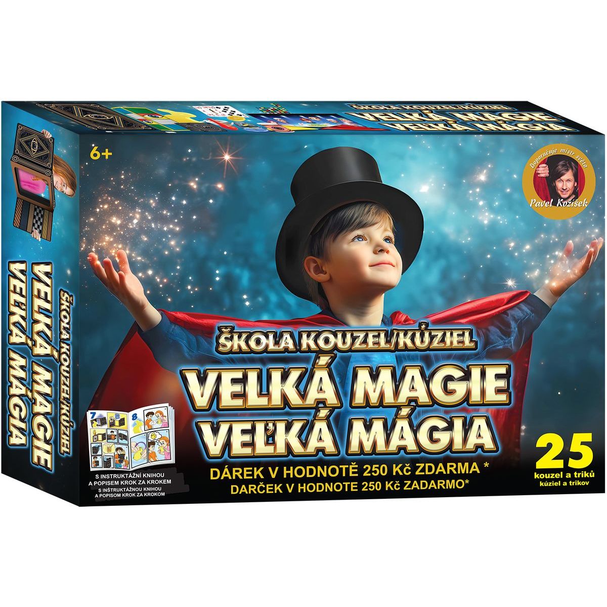 Sparkys Škola kouzel - Velká magie 25 triků + Dárek v hodnotě 250Kč