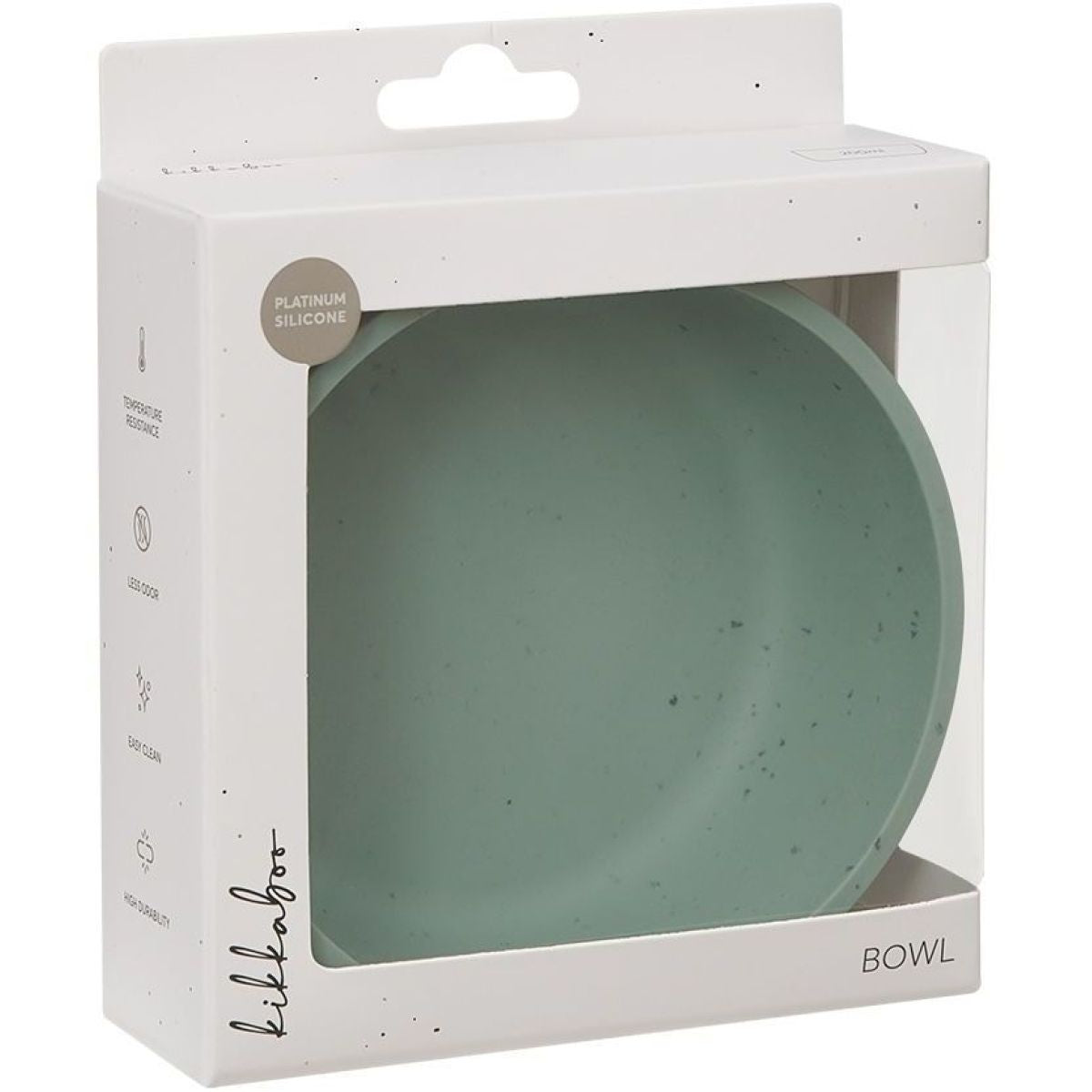 KikkaBoo Miska Platinum Silicone Sage