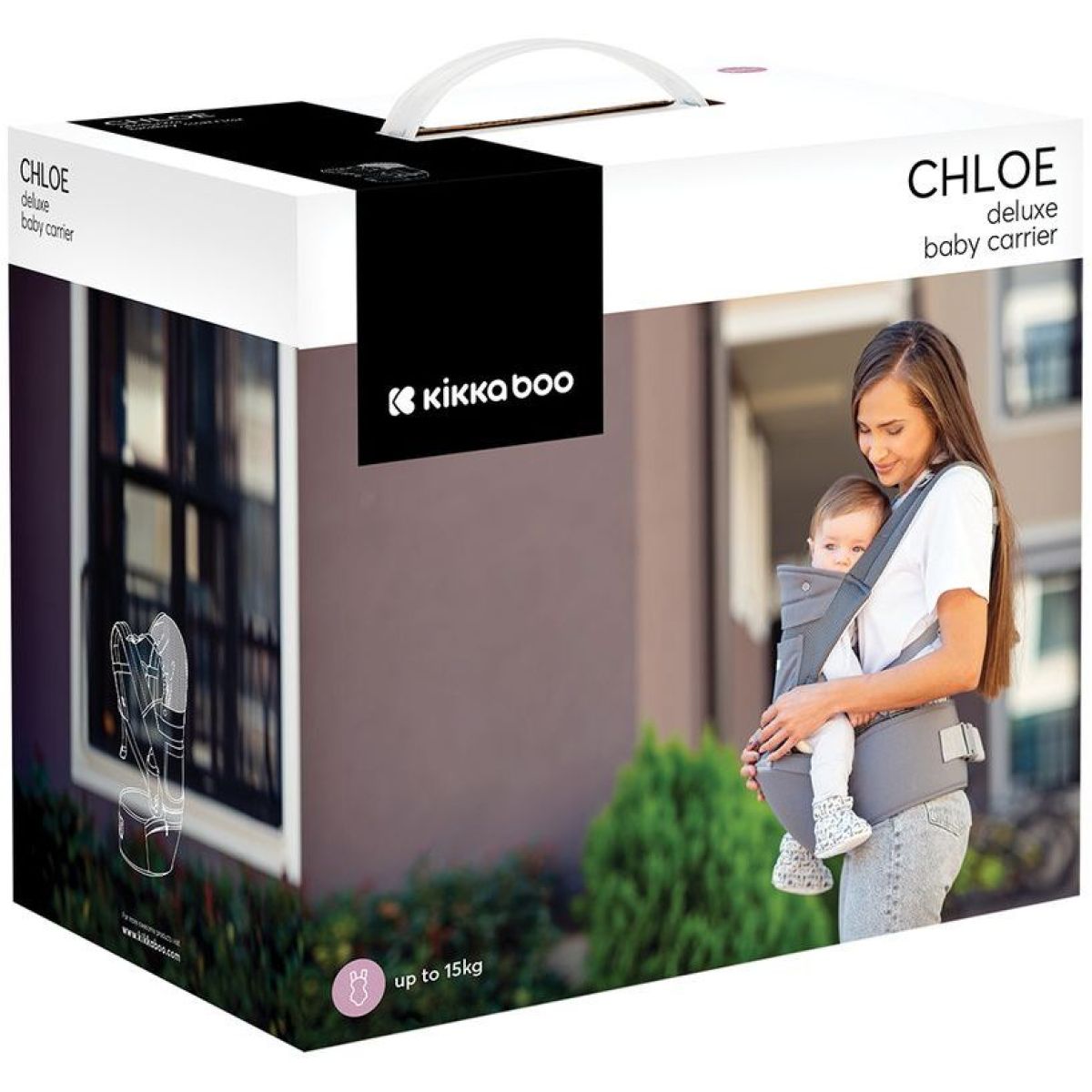 KikkaBoo Nosítko 3v1 Chloe Mesh Mint