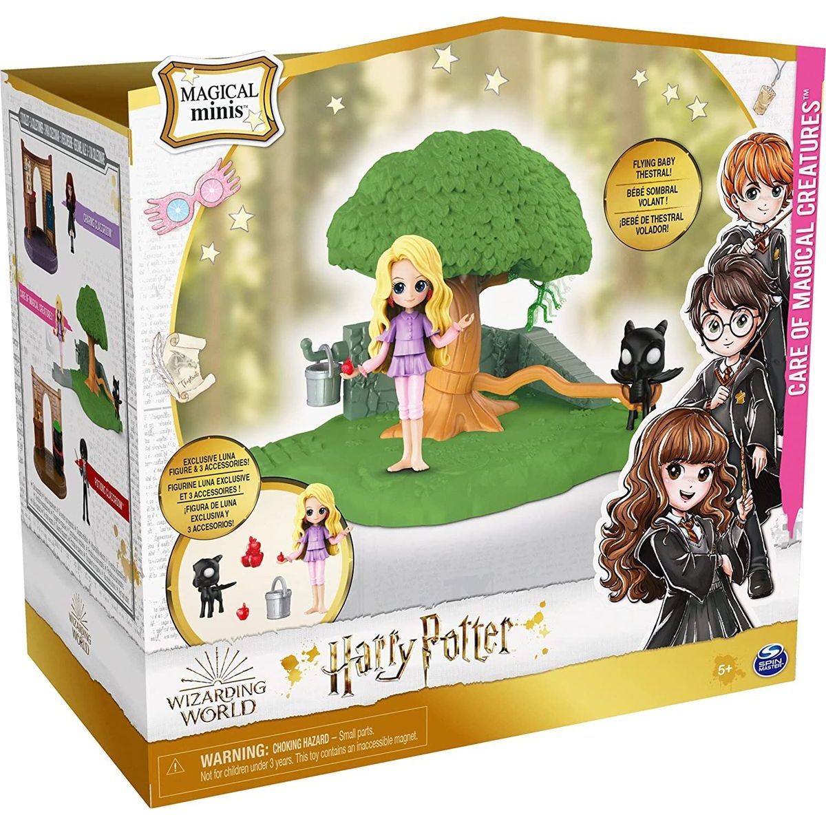 Harry Potter Výuka létání s figurkou Lenky a Testrála