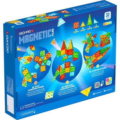 Geomag Magnetic Tiles Raketa 32 dílků