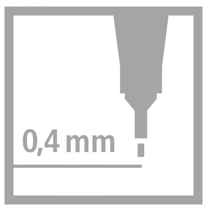 Jemný liner - STABILO point 88 - ARTY - 45 ks plechová dóza