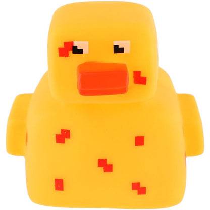 Teddies Kačenka pixel do vany guma 8x10cm 4 barvy 24ks v boxu
