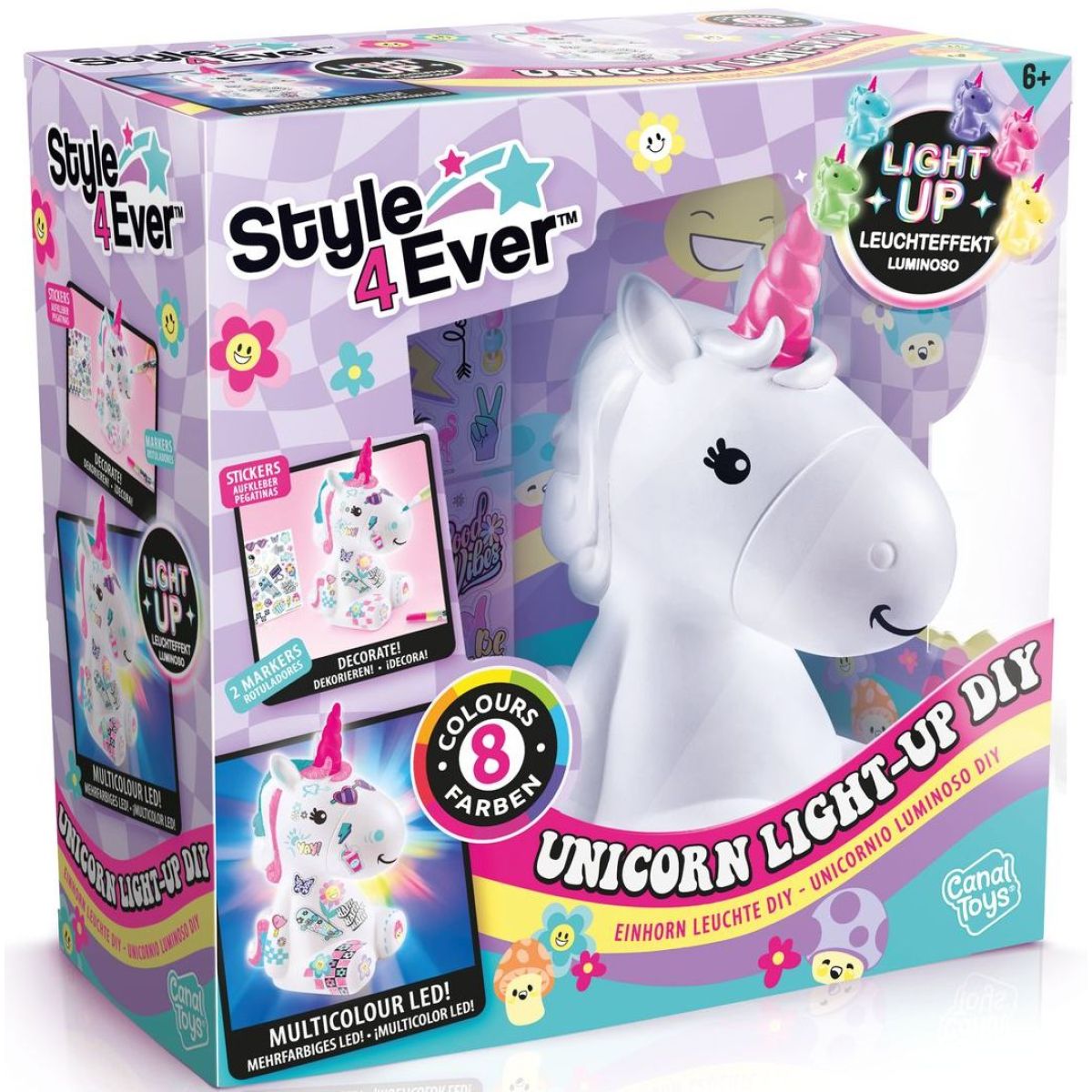 Style4Ever DIY Svítící jednorožec