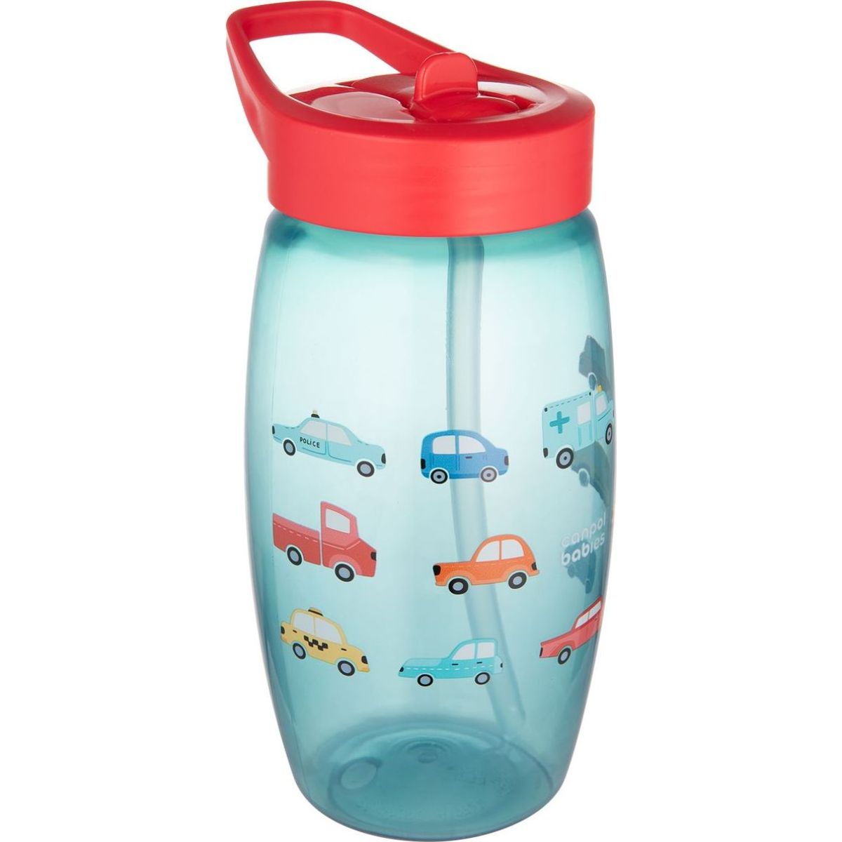 Canpol babies Lahev se sklápěcím pítkem Cars 400 ml