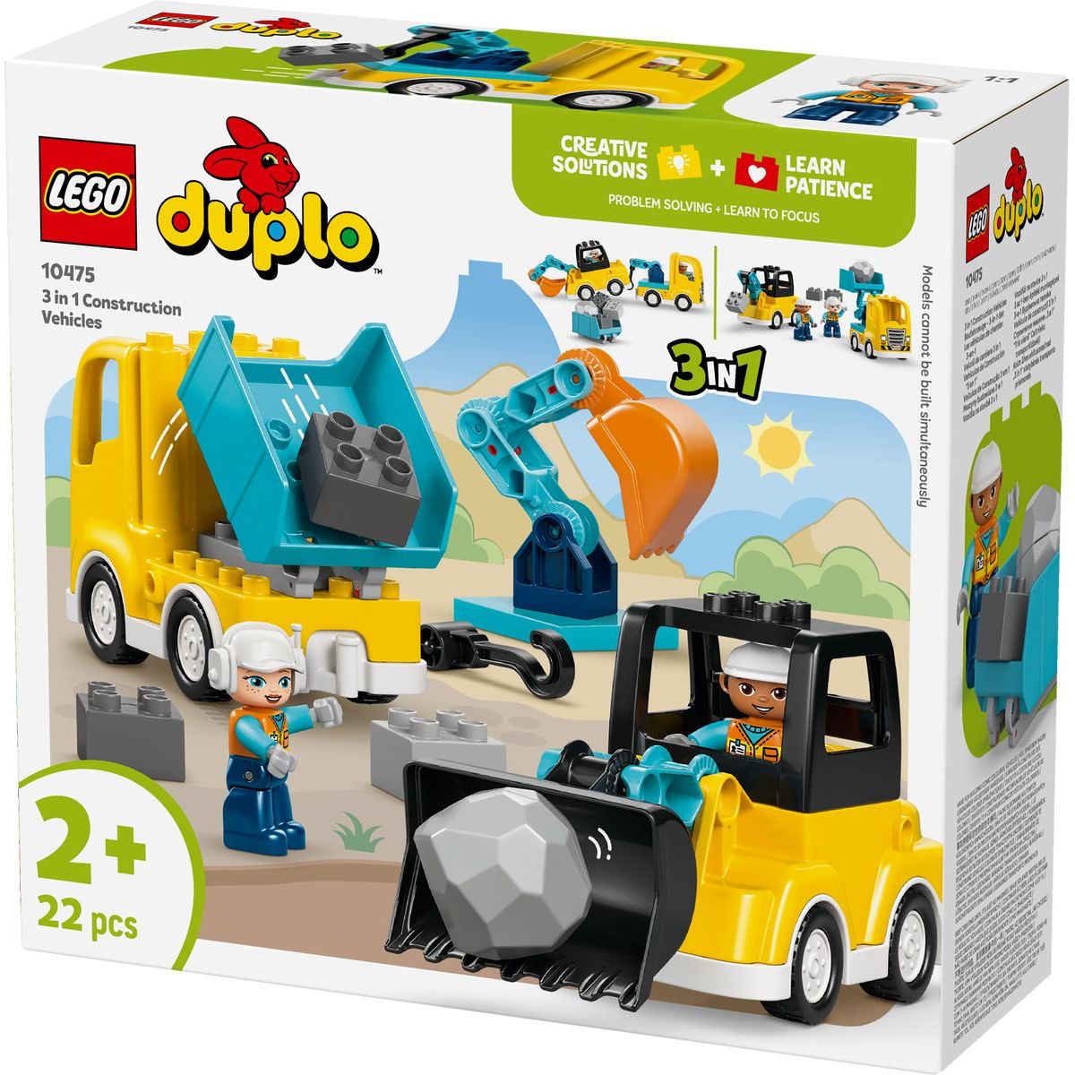 LEGO® 10475 Vozidla na stavbě 3 v 1