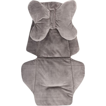 Bomimi Podložka s polštářkem, oboustranná Forest graphite minky
