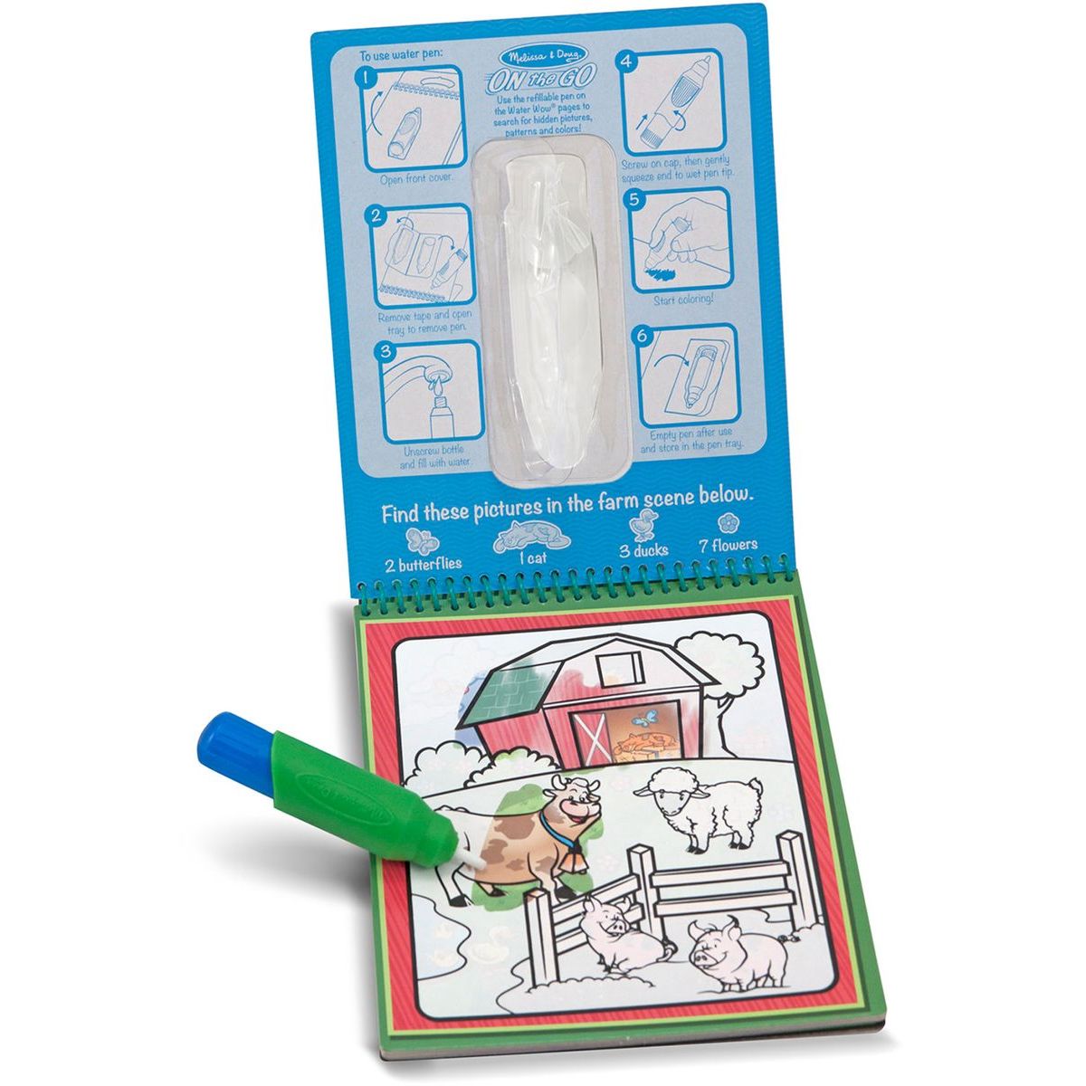 Melissa & Doug water wow kouzlení vodou zvířátka