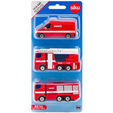 Siku 1043181806100 česká verze Set hasičská sada 3 aut