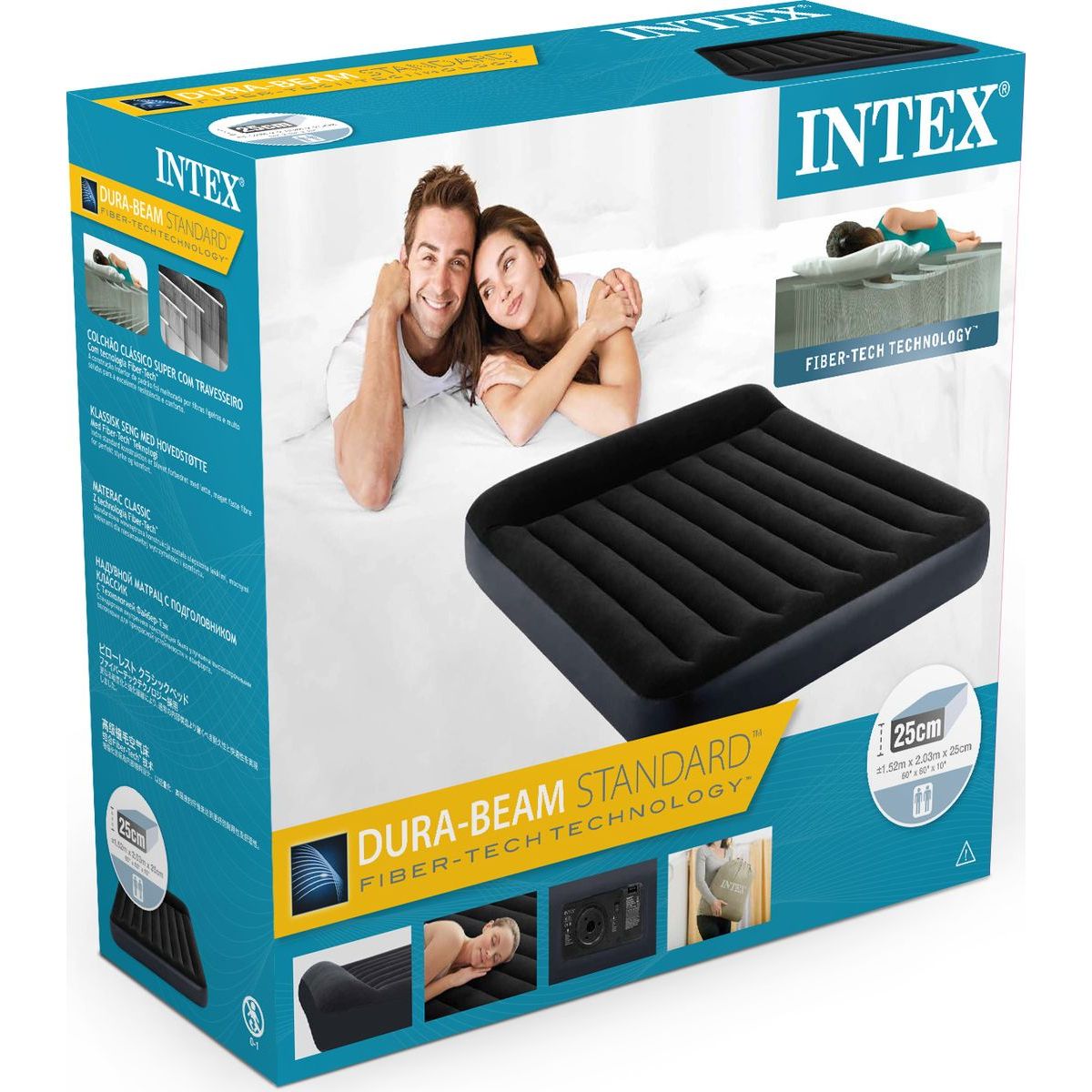 Intex 64150NP Nafukovací postel Dura Beam Queen Standard series