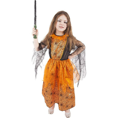 Rappa Karnevalový kostým čarodějnice halloween 105 - 116 cm vel. S
