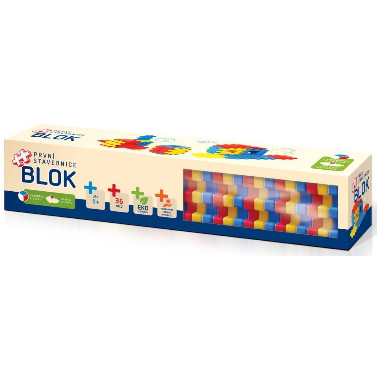 Seva Blok První stavebnice 36 dílků