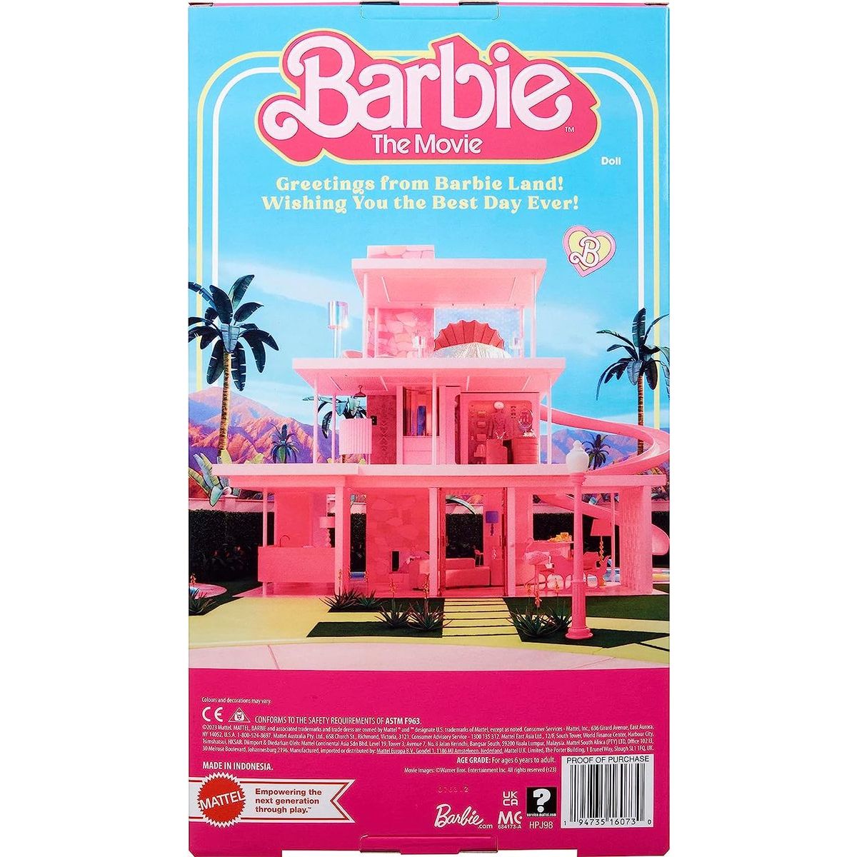 Barbie Kamarádka v ikonickém filmovém outfitu HPJ98