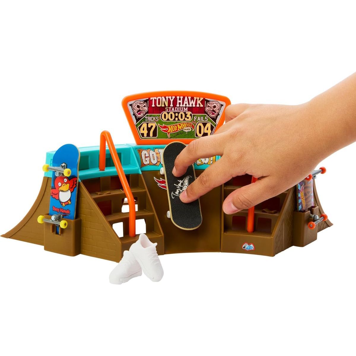 Mattel Hot Wheels Skates fingerboard skatepark herní set Stadium Skatepark