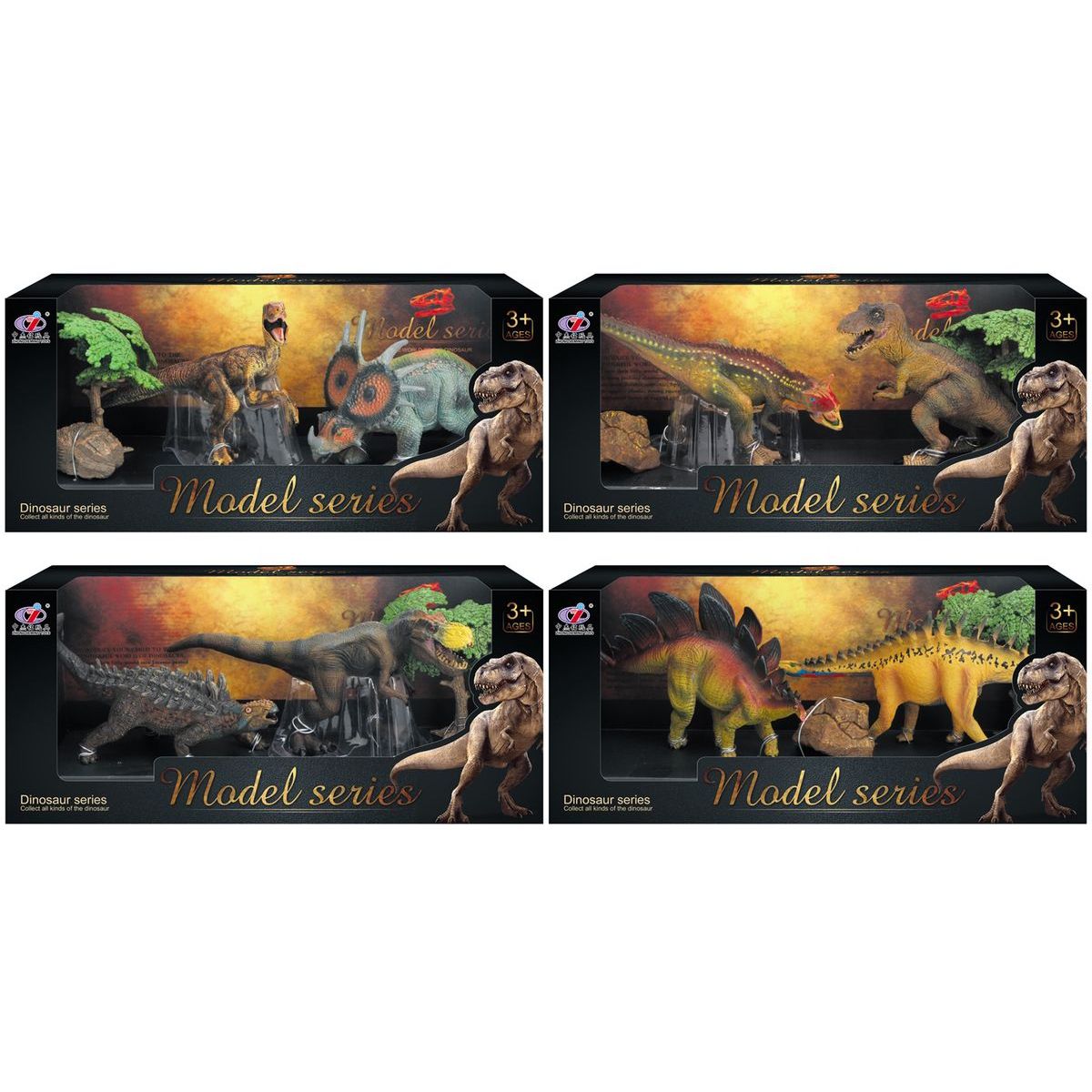Sparkys Dinosauří svět - Set dinosauřích figurek M3