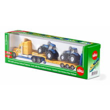 Siku 1805 Farmer Tahač s vlekem a 2 traktory New Holland 1:87