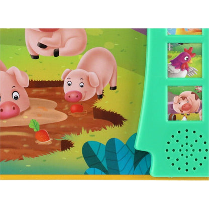 FONI Book Zvuková knížka Zvířátka na farmě Objevuj zvuky CZ verze