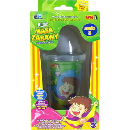Slimy S3 sliz se svítící kuličkou modrý