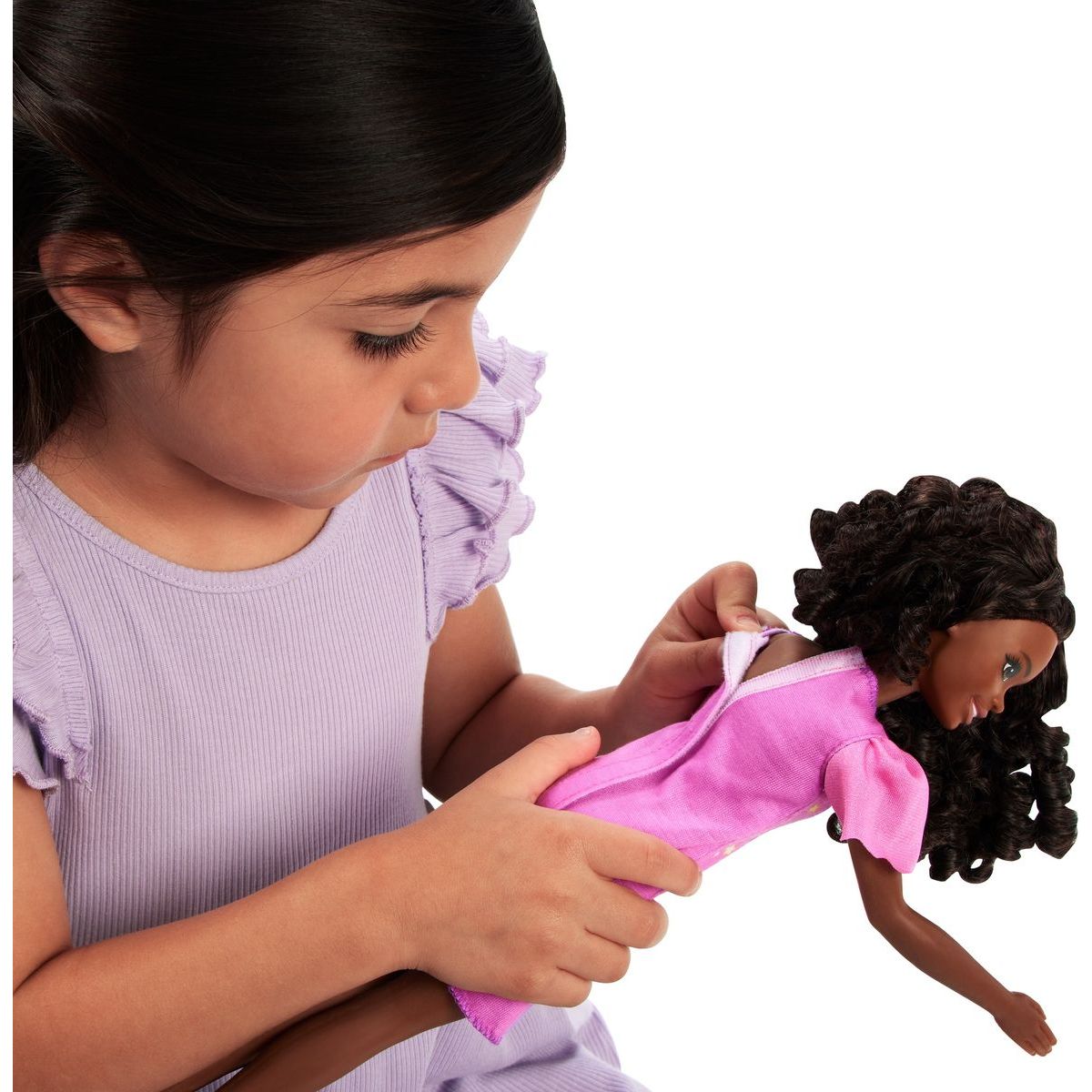 Mattel Moje první Barbie panenka Den a noc růžová 34 cm