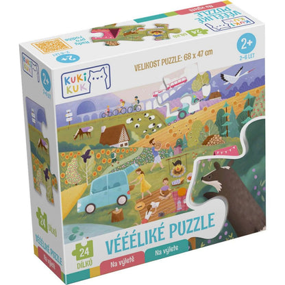 KukiKuk - Véééliké puzzle Na výletě