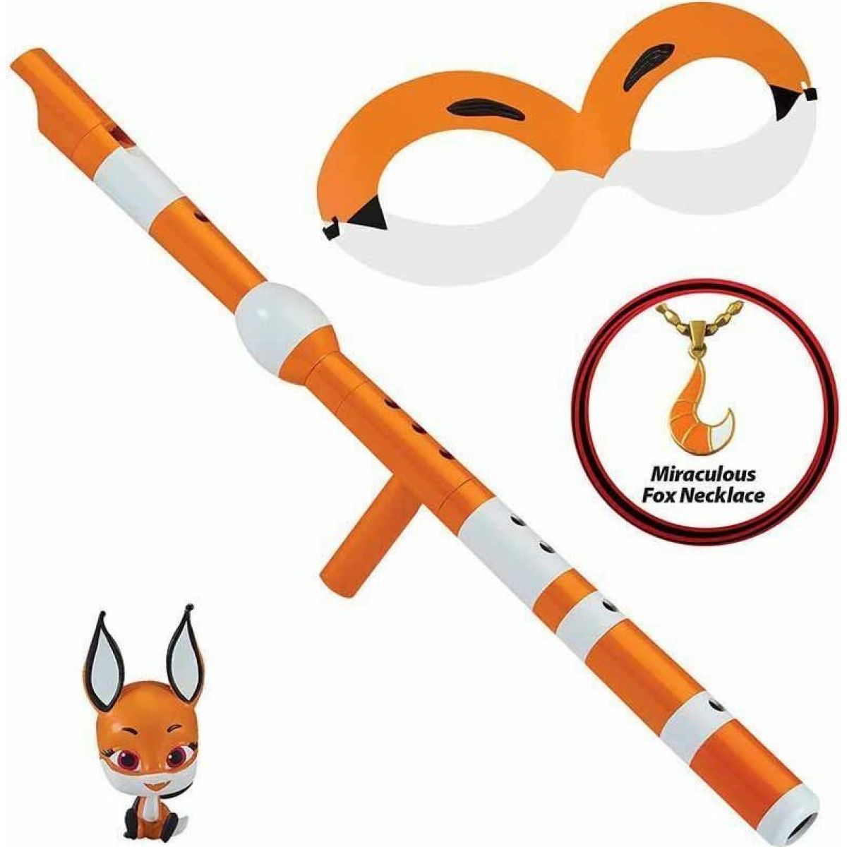 Playmates Miraculous Beruška a Černý kocour maska Rena Rouge