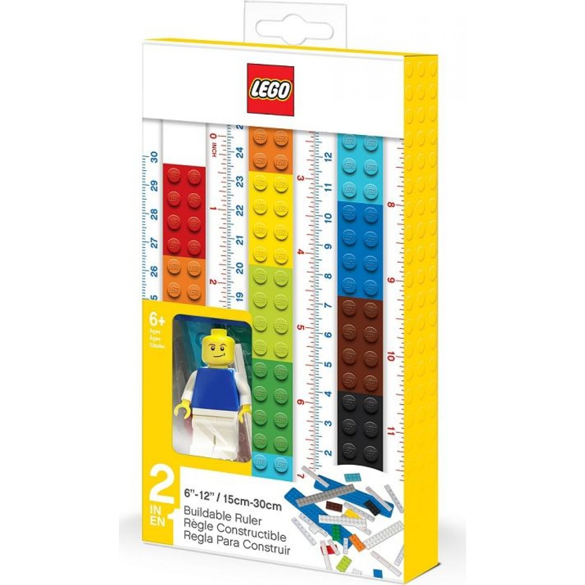 LEGO® Pravítko s minifigurkou, 30 cm