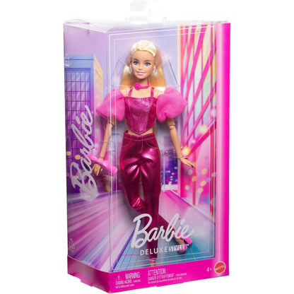 Barbie Deluxe modelka - růžový korzet