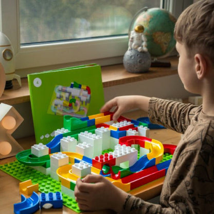 Hubelino KIGA Kuličková dráha - Stavební set 352 ks
