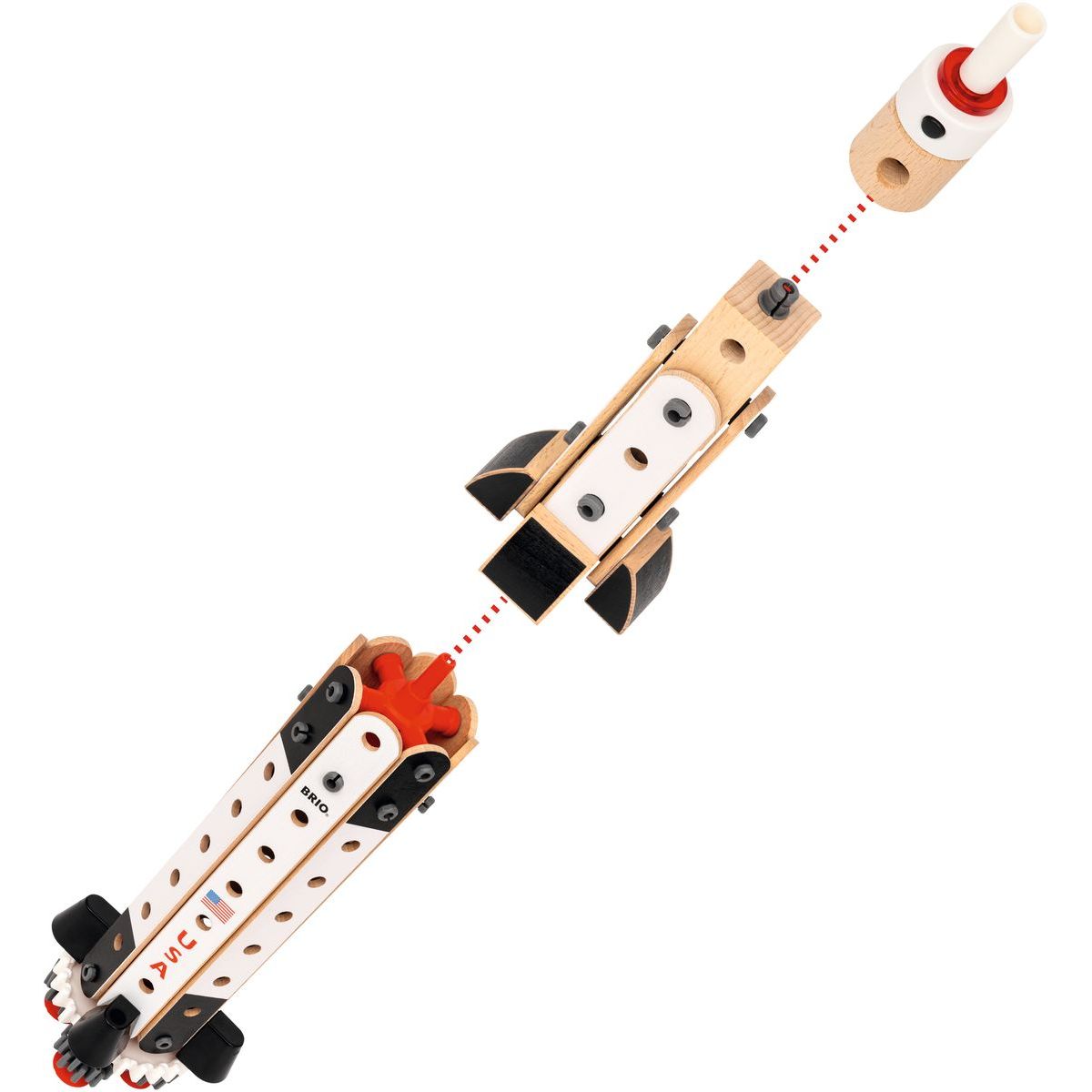 Stavebnice BRIO BUILDER NASA Apollo Saturn V