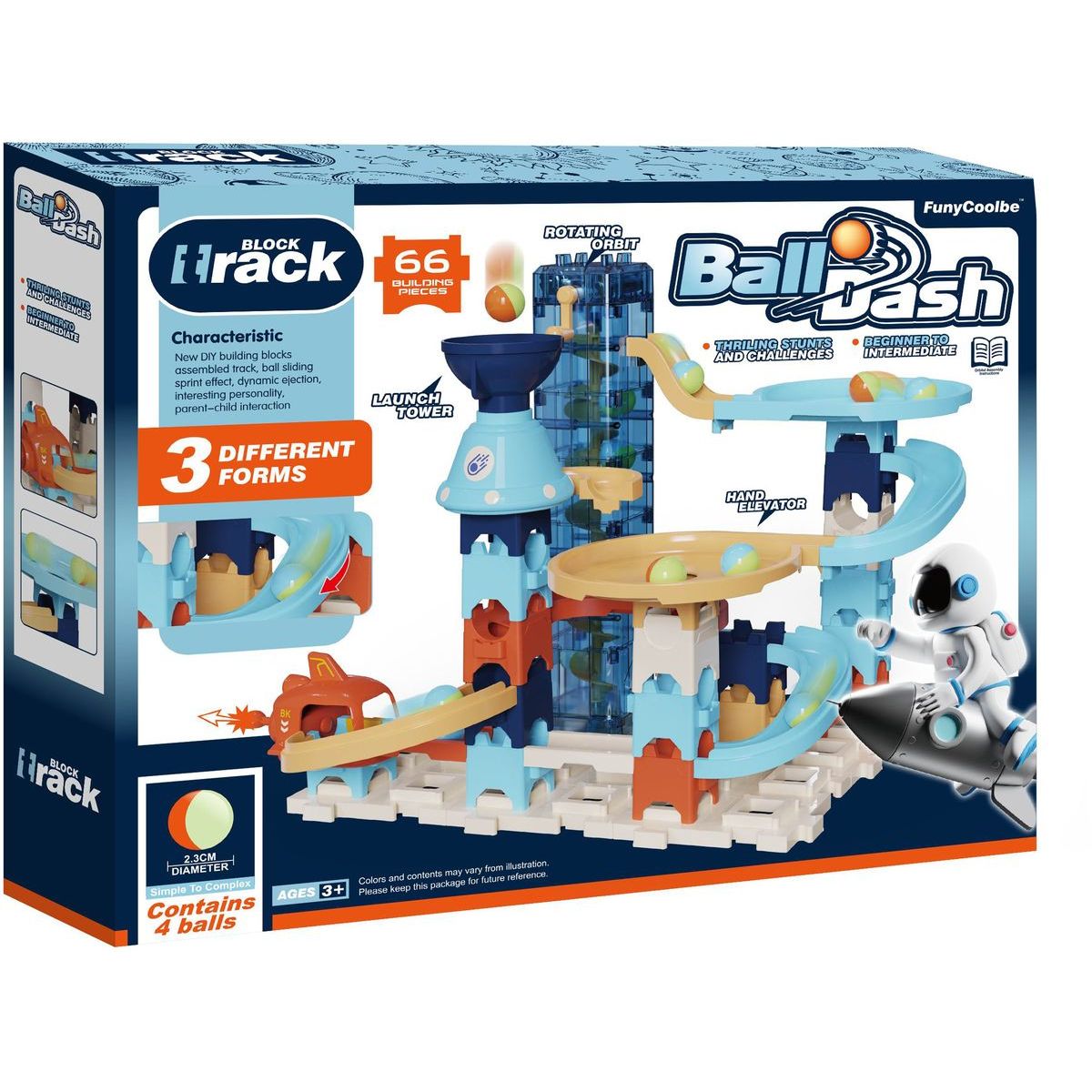 Alltoys Kuličková dráha 66 ks