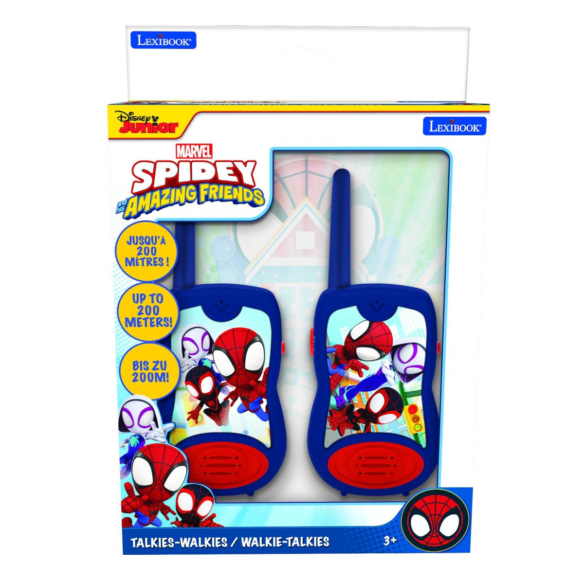 Lexibook Vysílačky Spidey s dosahem 200 m