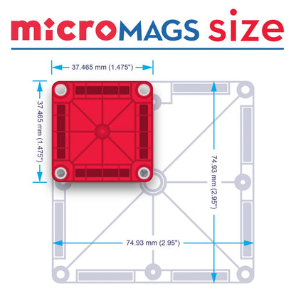 Magna-Tiles microMAGS Travel Set 26 dílků