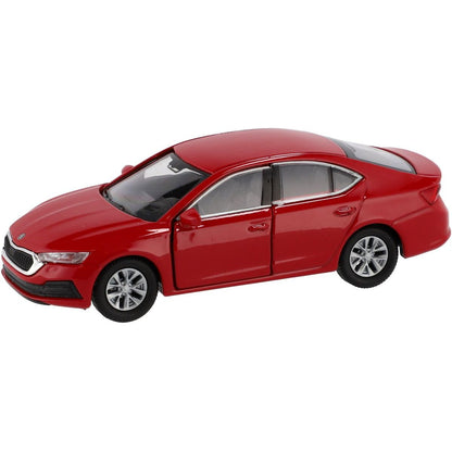 Dromader Auto Welly Škoda Octavia 11cm 1 : 34 červená